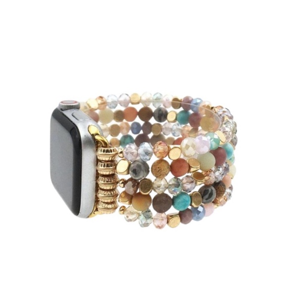 Accessories - NEW Apple Watch Beaded Stretch Bracelet Band